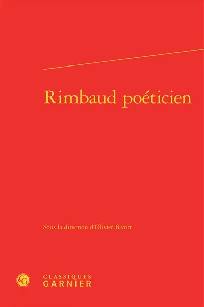 Rimbaud poéticien