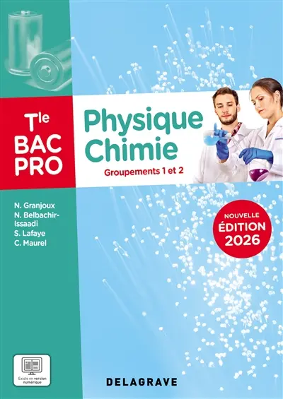 Physique chimie terminale bac pro : groupements 1 et 2