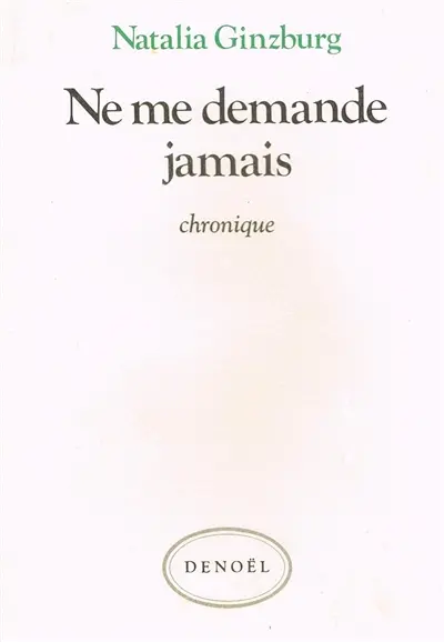 Ne me demande jamais