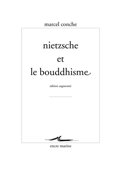 Nietzsche et le bouddhisme