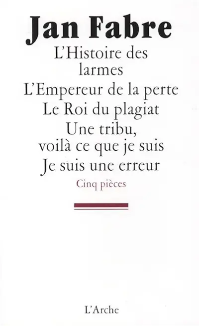 L'histoire des larmes. L'empereur de la perte. Le roi du plagiat