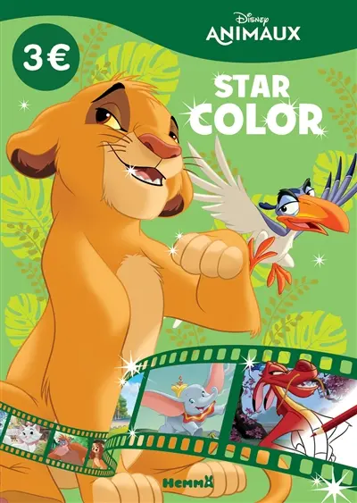 Disney animaux : Simba : star color