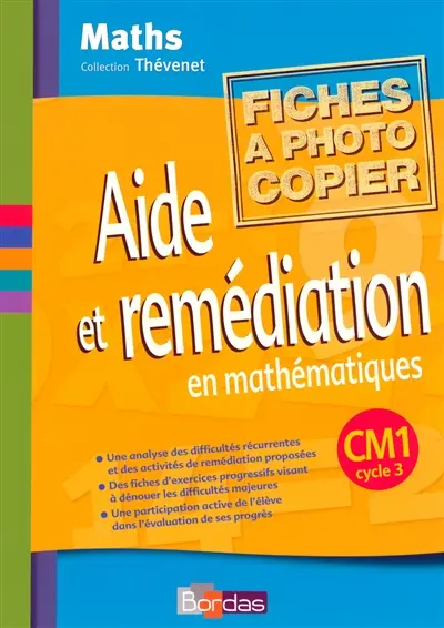 Aide et remédiation CM1 : fichier photocopiable