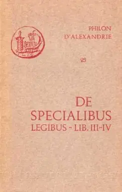 De specialibus legibus : livres III-IV