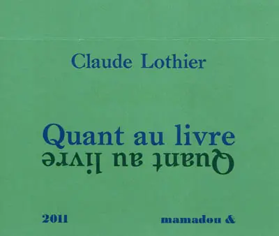 Quant au livre