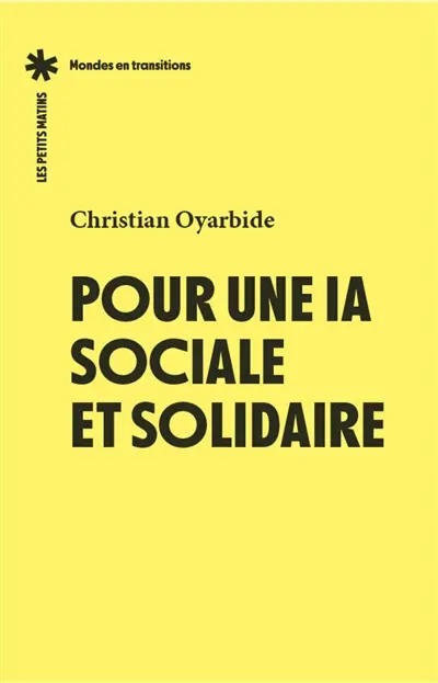 Pour une IA sociale et solidaire