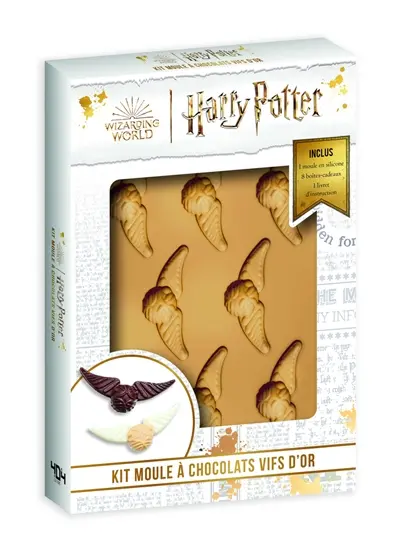 Harry Potter : kit moule à chocolats vifs d'or