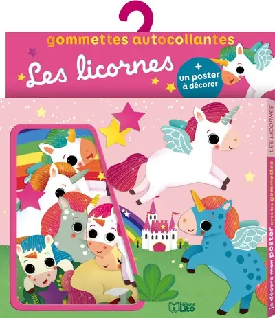 Les licornes : gommettes autocollantes