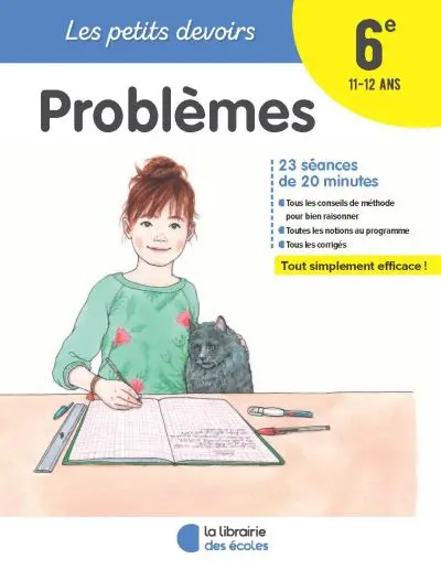 Problèmes 6e, 11-12 ans : 26 séances de 20 minutes