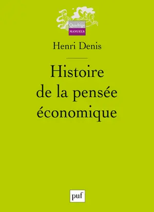 Histoire de la pensée économique