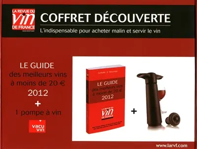 Coffret découverte : l'indispensable pour acheter malin et servir le vin