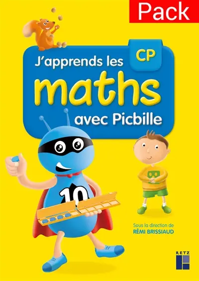 J'apprends les maths avec Picbille, CP : programmes 2016 : pack