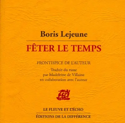Fêter le temps