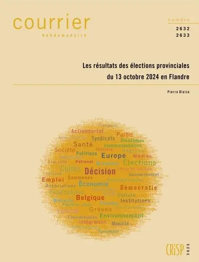 Courrier hebdomadaire, n° 2632-2633. Les résultats des élections provinciales du 13 octobre 2024 en Flandre
