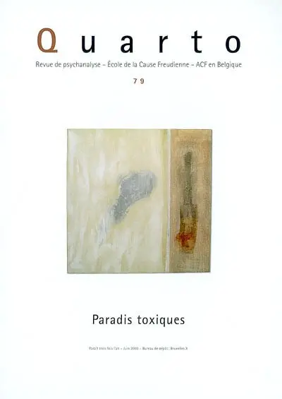 Quarto, n° 79. Paradis toxiques