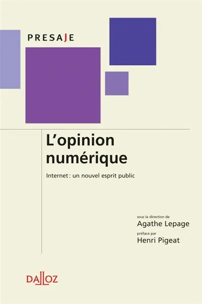 L'opinion numérique : Internet, un nouvel esprit public