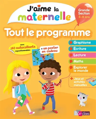 J'aime la maternelle, tout le programme : grande section, 5-6 ans