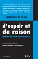 D'espoir et de raison : écrits d'une insoumise