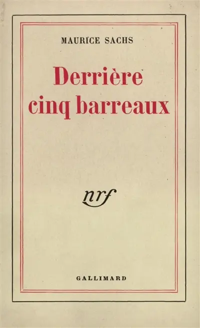 Derrière cinq barreaux