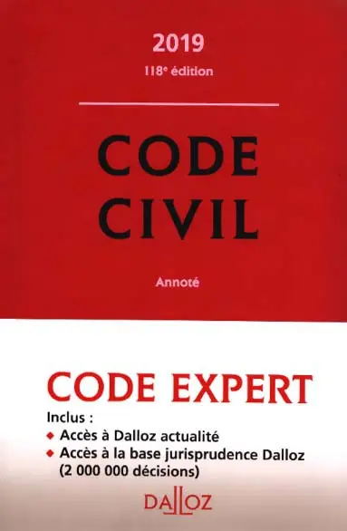 Code civil 2019