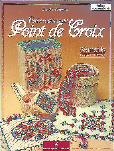 Petits cadeaux au point de croix : broderie d'Ukraine