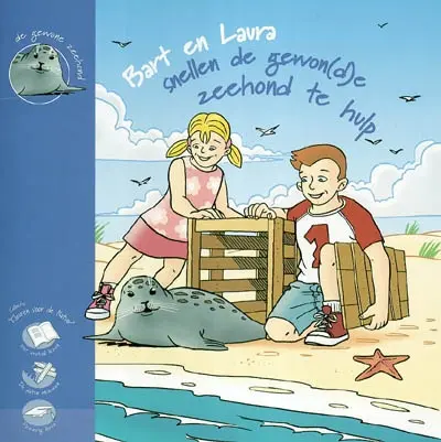 Bart en Laura snellen de gewon(d)e zeehond te hulp