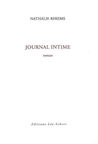 Journal intime