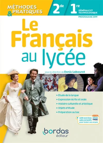Le français au lycée, 2de, 1re générale et technologique : programme 2019