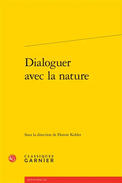 Dialoguer avec la nature