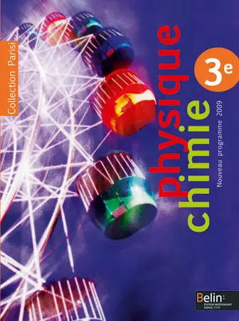 Physique chimie 3e : programme 2009