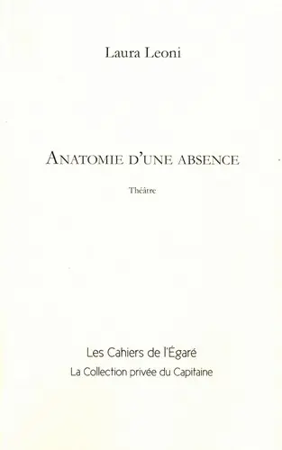 Anatomie d'une absence