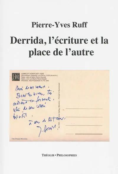 Derrida, l'écriture et la place de l'autre