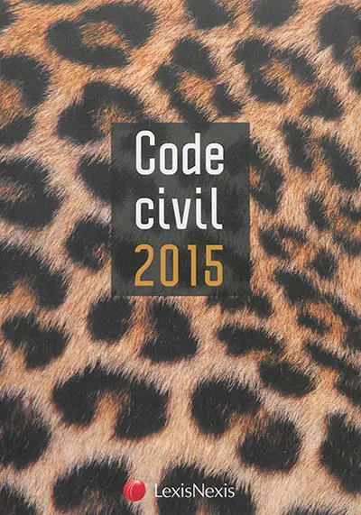 Code civil 2015 : jaquette panthère