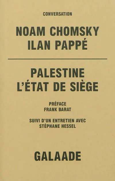Palestine, l'état de siège : conversation