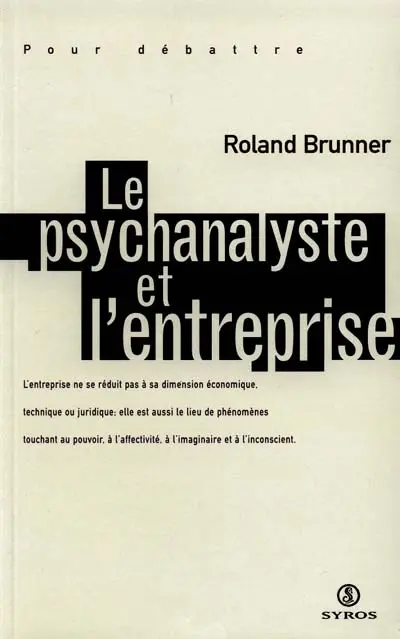 Le psychanalyste et l'entreprise