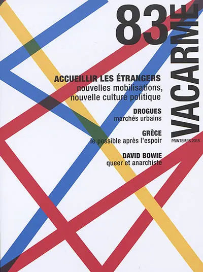 Vacarme, n° 83. Accueillir les étrangers : nouvelles mobilisations, nouvelle culture politique