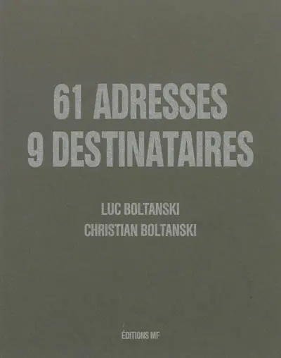 61 adresses, 9 destinataires