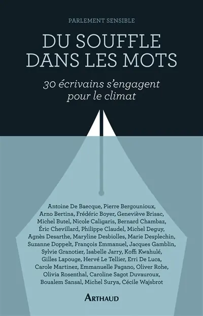 Du souffle dans les mots : trente écrivains s'engagent pour le climat : parlement sensible