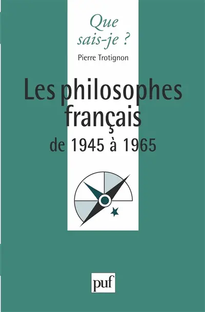 Les Philosophes français d'aujourd'hui
