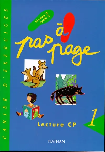 Pas à page, lecture CP : cahier d'exercices 1