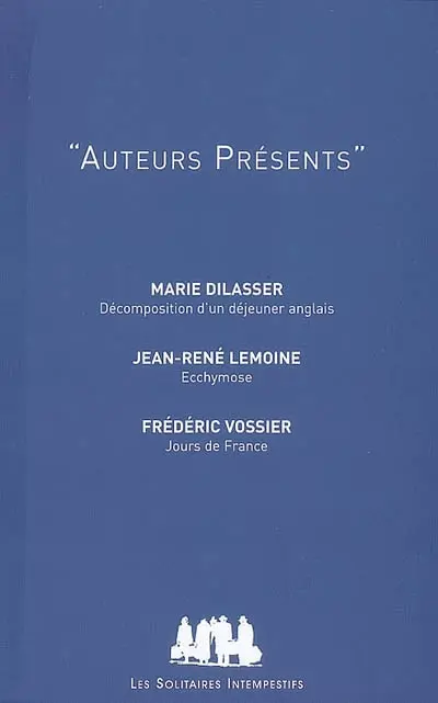 Auteurs présents : manifestation publique, Lyon, 2005