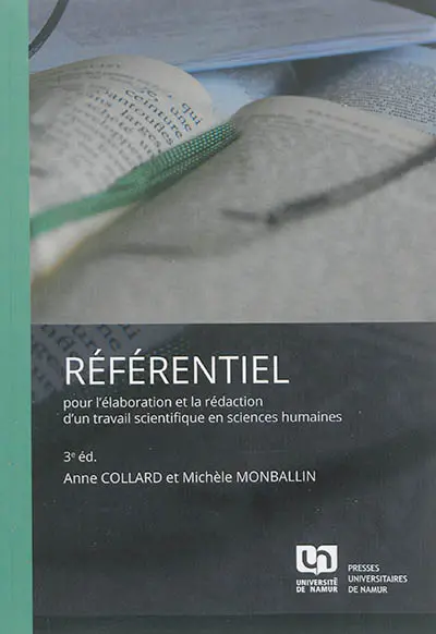 Référentiel pour l'élaboration et la rédaction d'un travail scientifique en sciences humaines