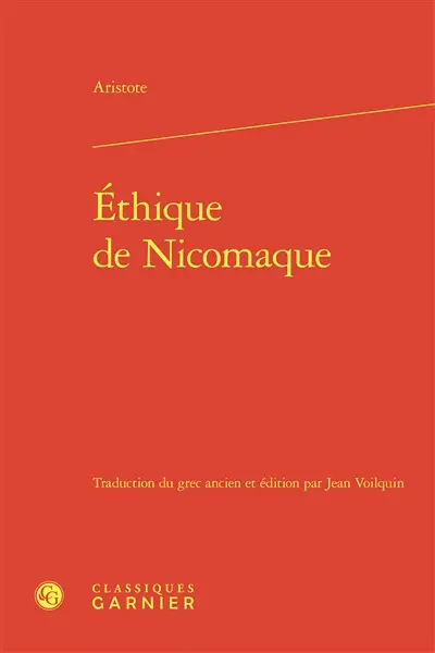 Ethique de Nicomaque