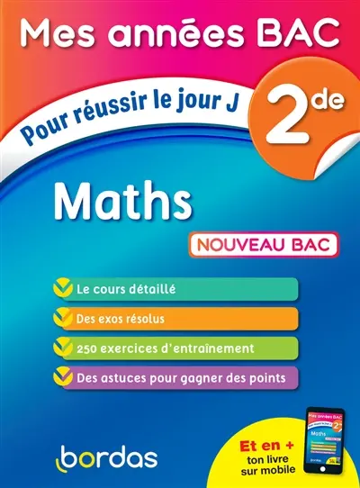 Maths 2de : nouveau bac