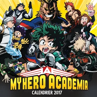 My hero academia : calendrier 2017