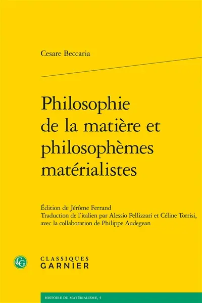 Philosophie de la matière et philosophèmes matérialistes