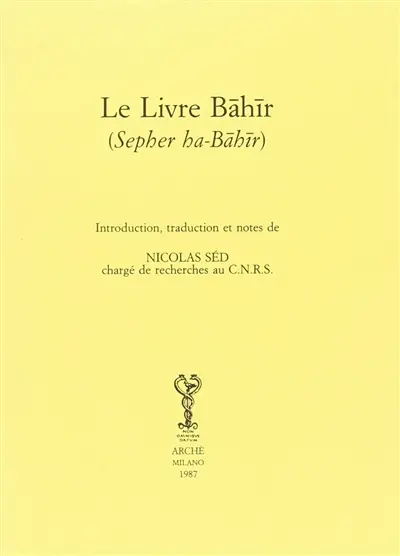 Le livre Bahîr