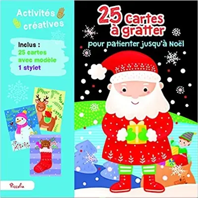 25 cartes à gratter pour patienter jusqu'à Noël