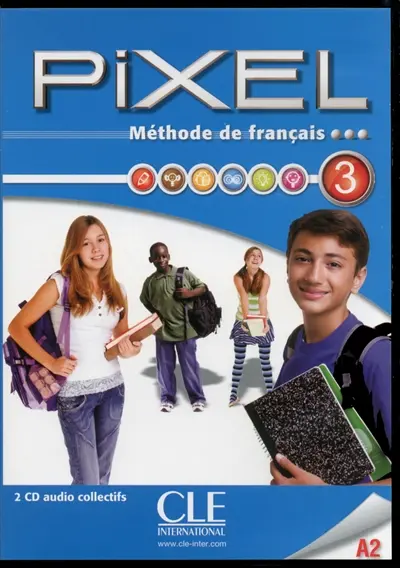 Pixel 3, A2 : méthode de français : 2 CD audio collectifs