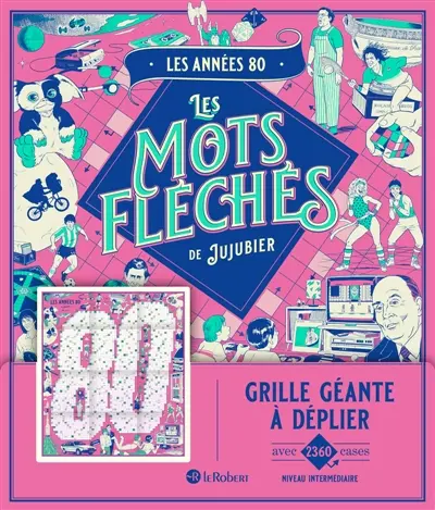 Les Années 80 : Les mots fléchés de Jujubier : Grille géante